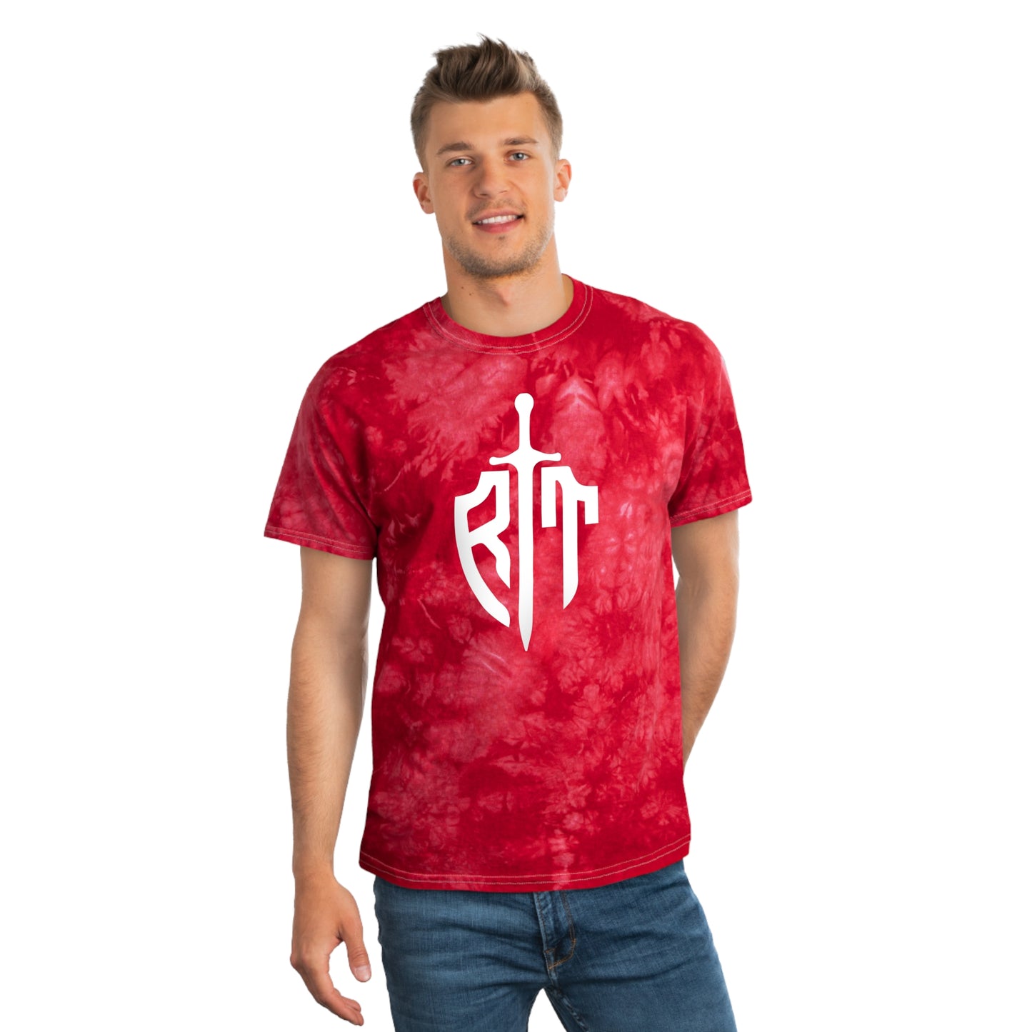 RISK TAKER Tie-Dye Tee, Crystal