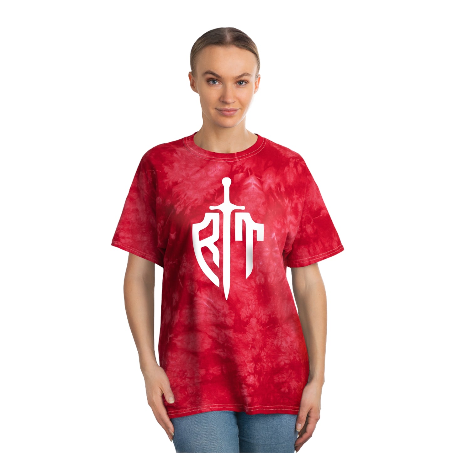 RISK TAKER Tie-Dye Tee, Crystal